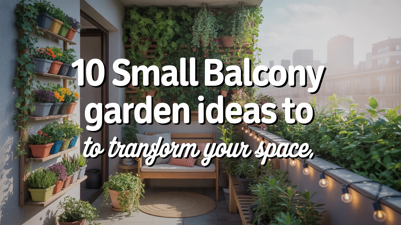 10 Small Balcony Garden Ideas to Transform Your Space