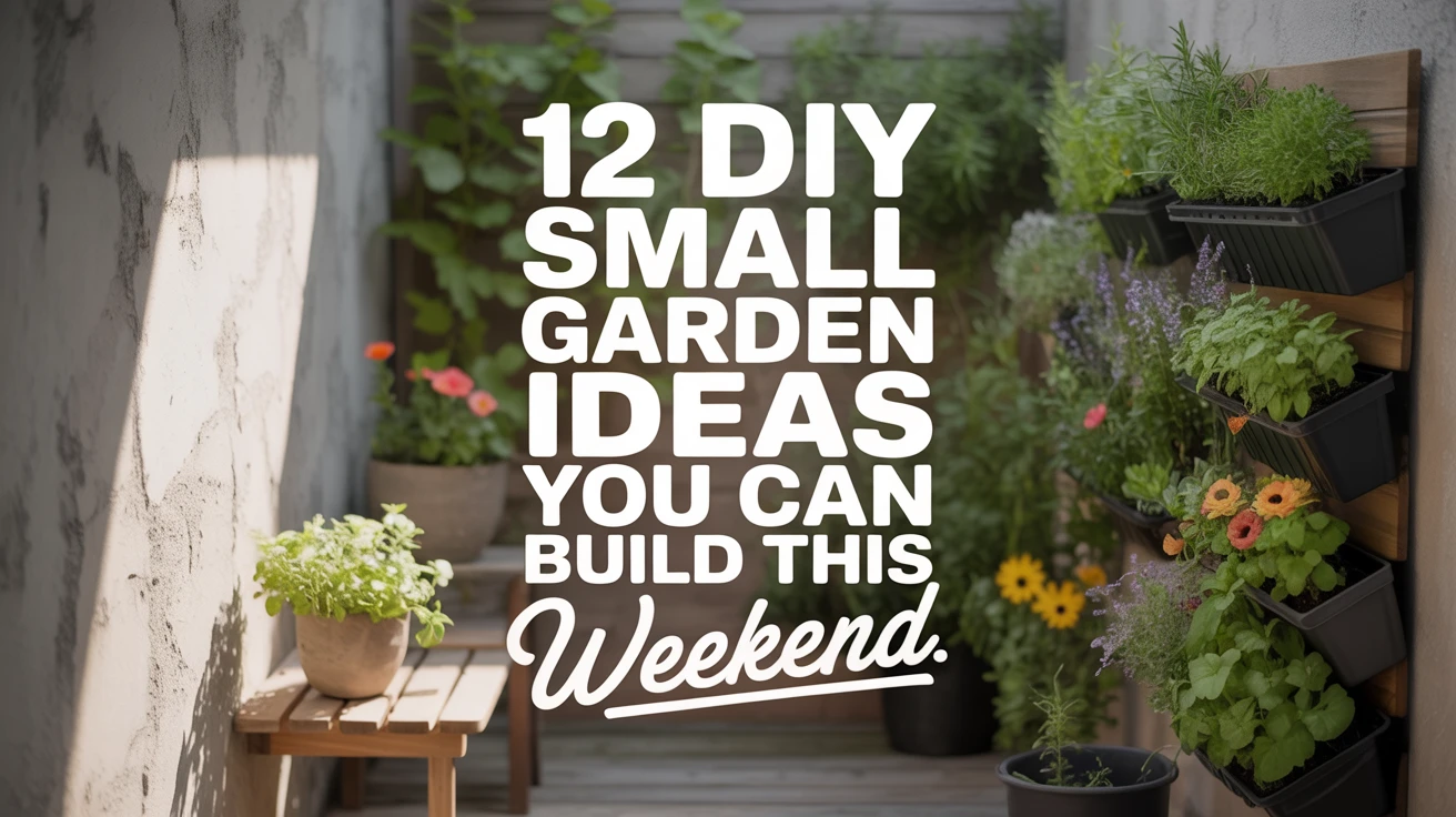 12 DIY Small Garden Ideas You Can Build This Weekend