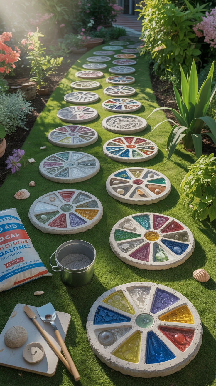 2. Design Your Own Garden Stepping Stones