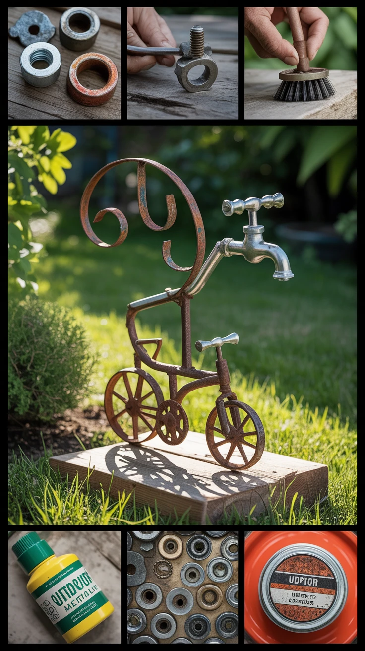 3. Transform Scrap Metal into Art