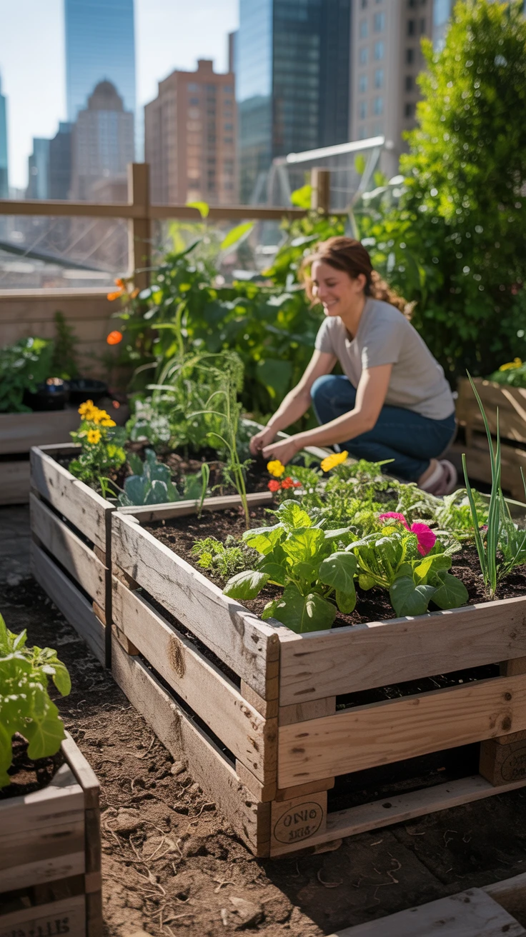 4. Pallet Raised Bed