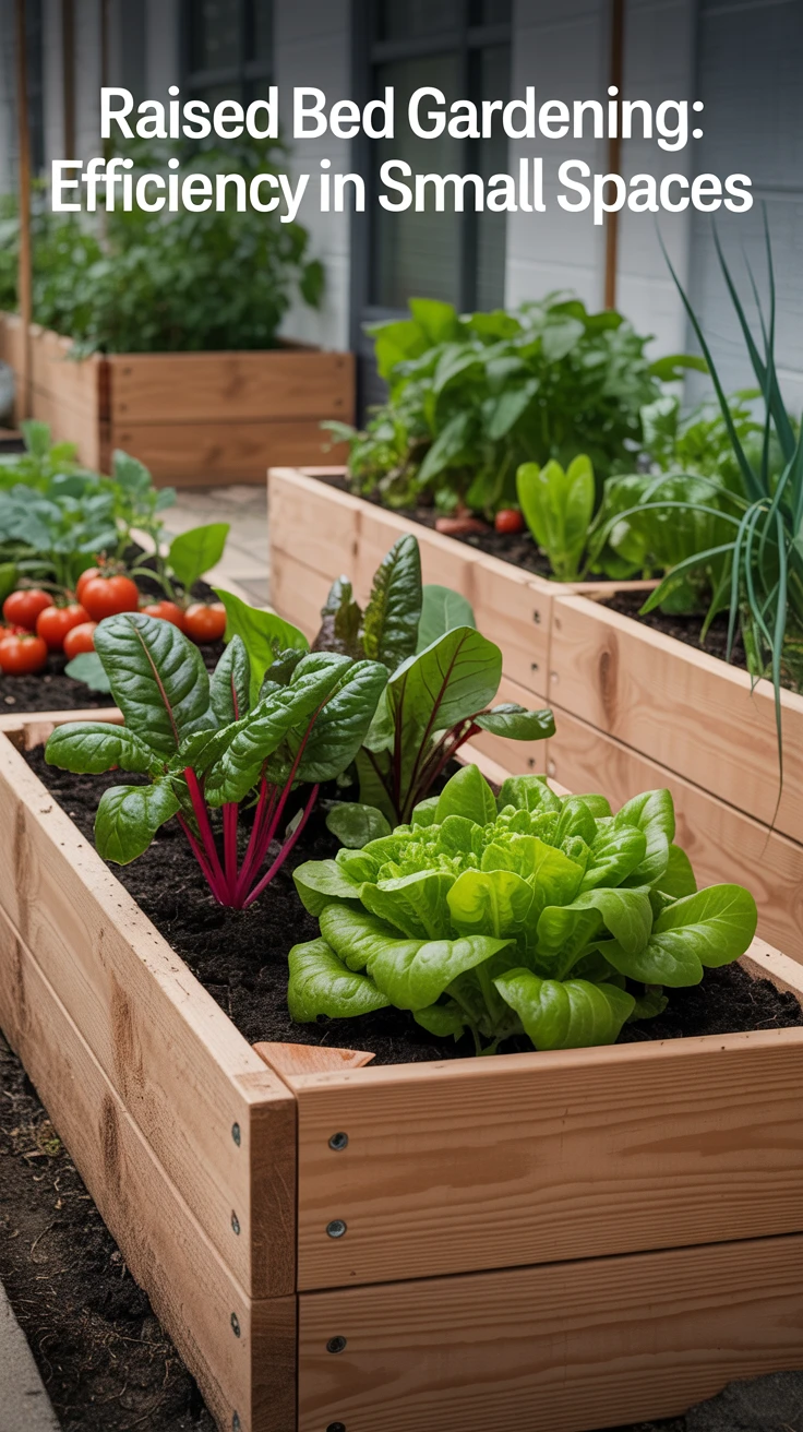 4. Raised Bed Gardening: Efficiency in Small Spaces