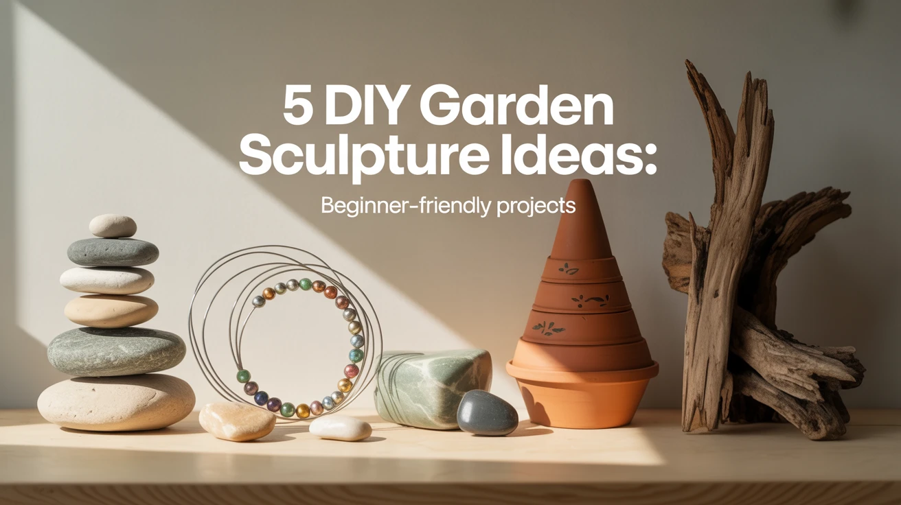 5 DIY Garden Sculpture Ideas: Beginner-Friendly Projects