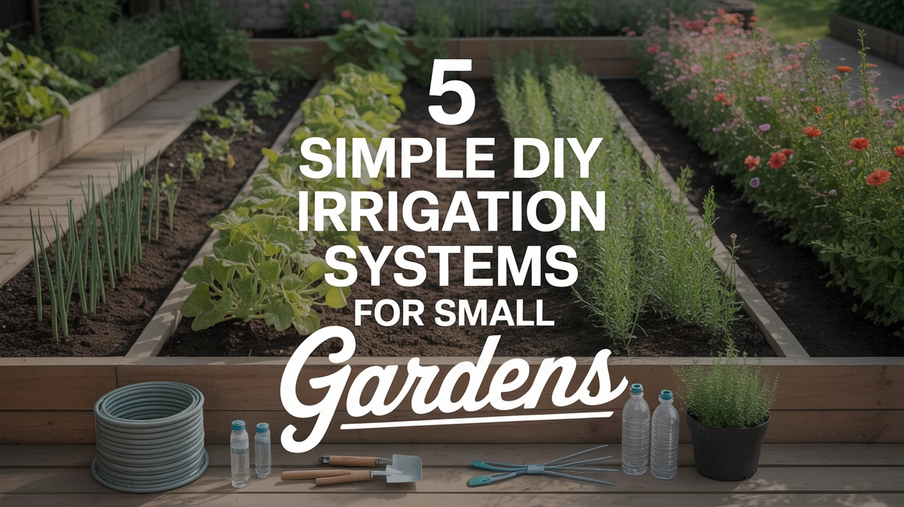 5 Simple DIY Irrigation Systems for Small Gardens
