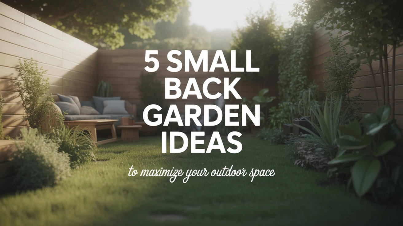 5 Small Back Garden Ideas to Maximize Your Outdoor Space