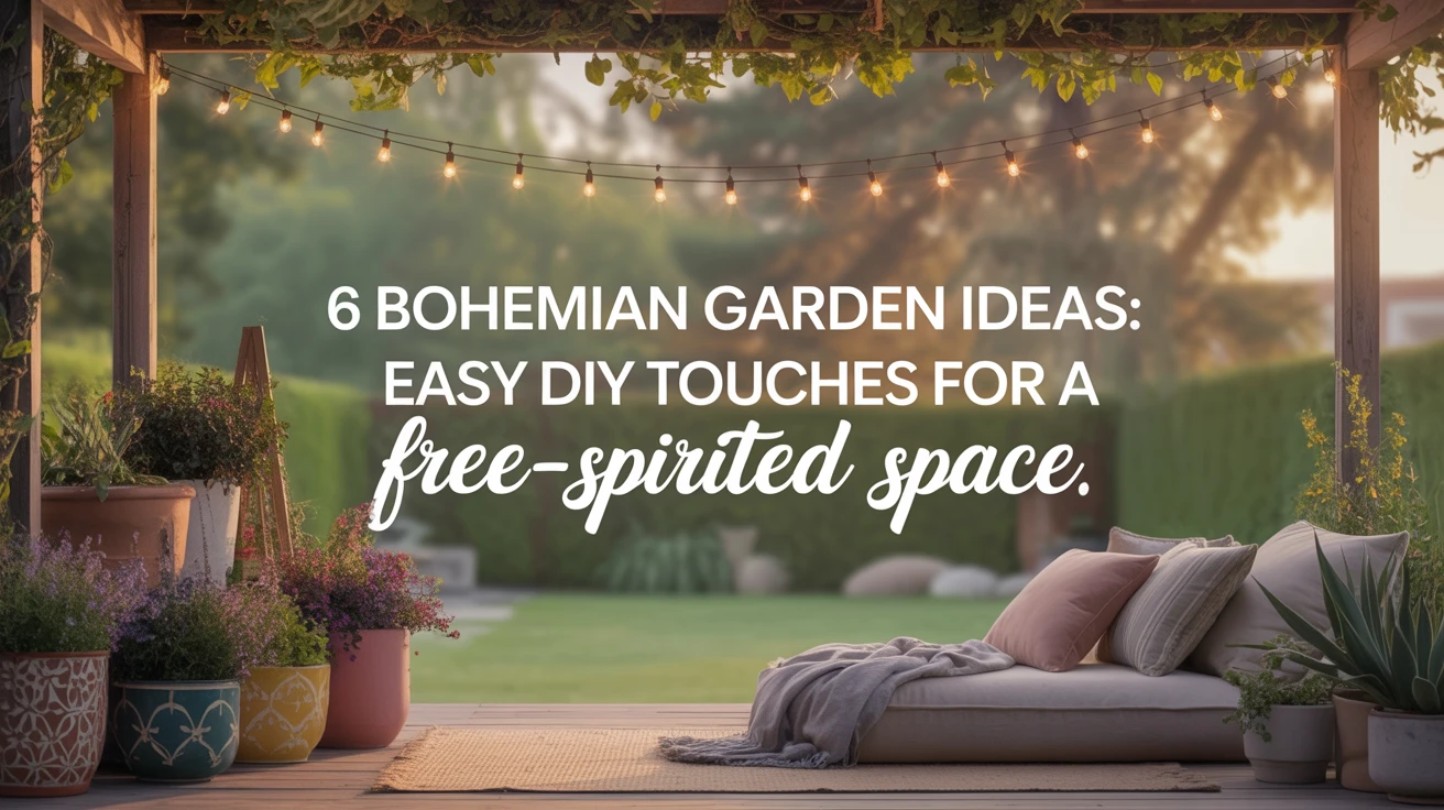 6 Bohemian Garden Ideas: Easy DIY Touches for a Free-Spirited Space