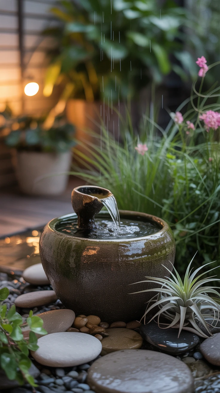 6. Create a Zen Water Feature