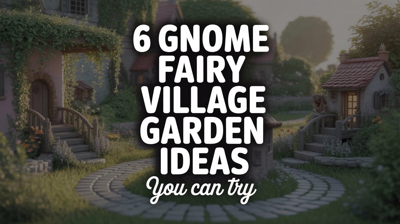 6 Gnome Fairy Village Garden Ideas You Can Try
