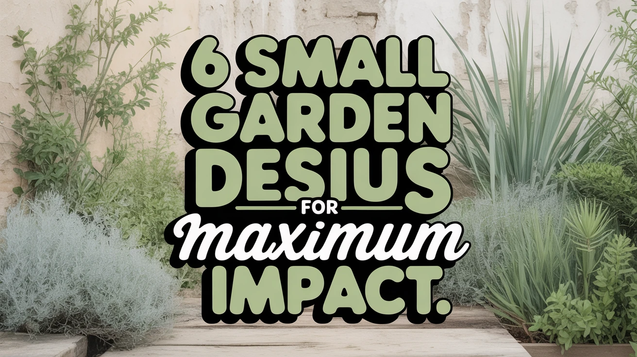 6 Small Garden Design Layouts for Maximum Impact