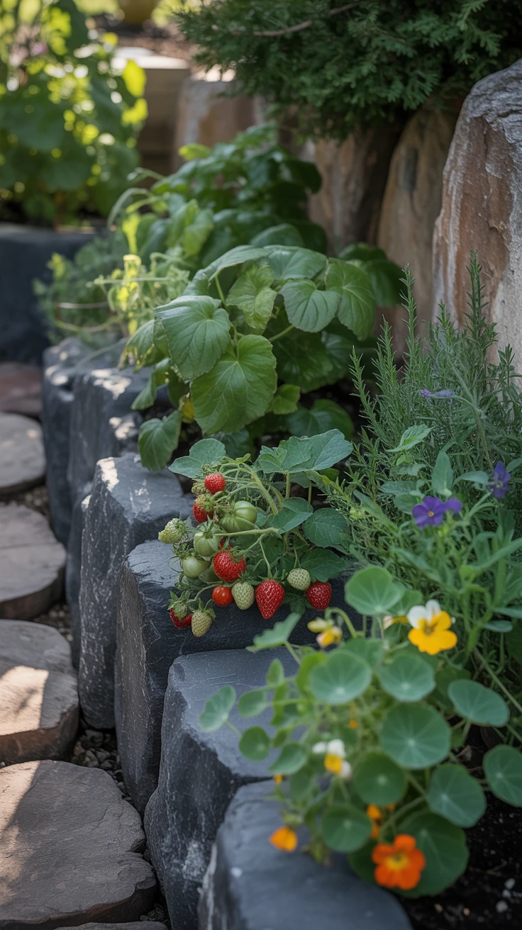 8. Edible Rock Garden