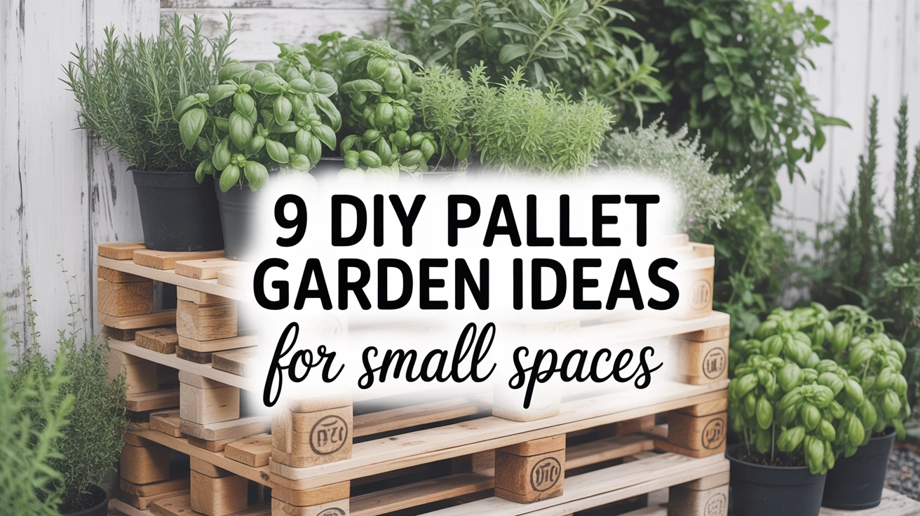9 DIY Pallet Garden Ideas for Small Spaces
