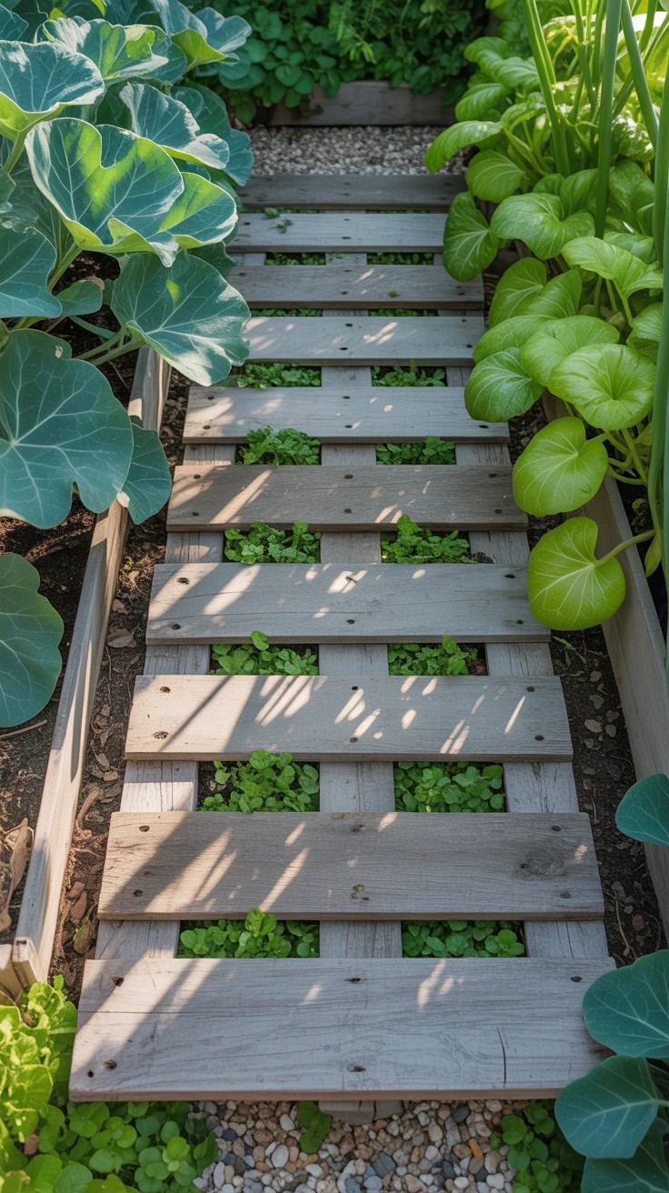 9. Pallet Garden Pathway