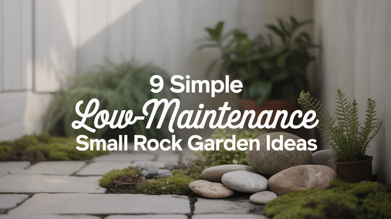 9 Simple Low-Maintenance Small Rock Garden Ideas