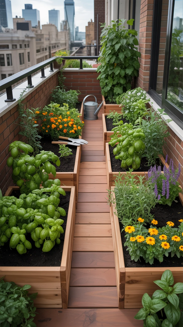 Layout 3: Raised Bed Gardens