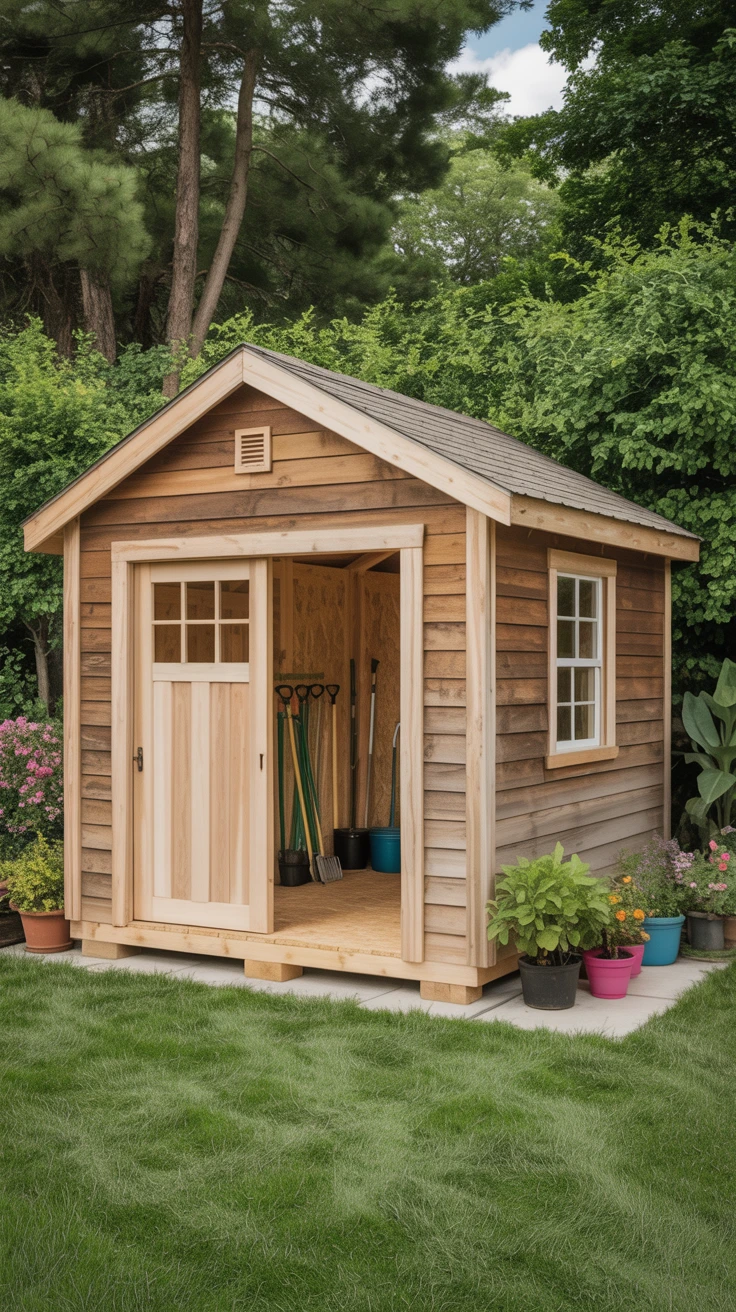 1. Basic Square Shed Plan