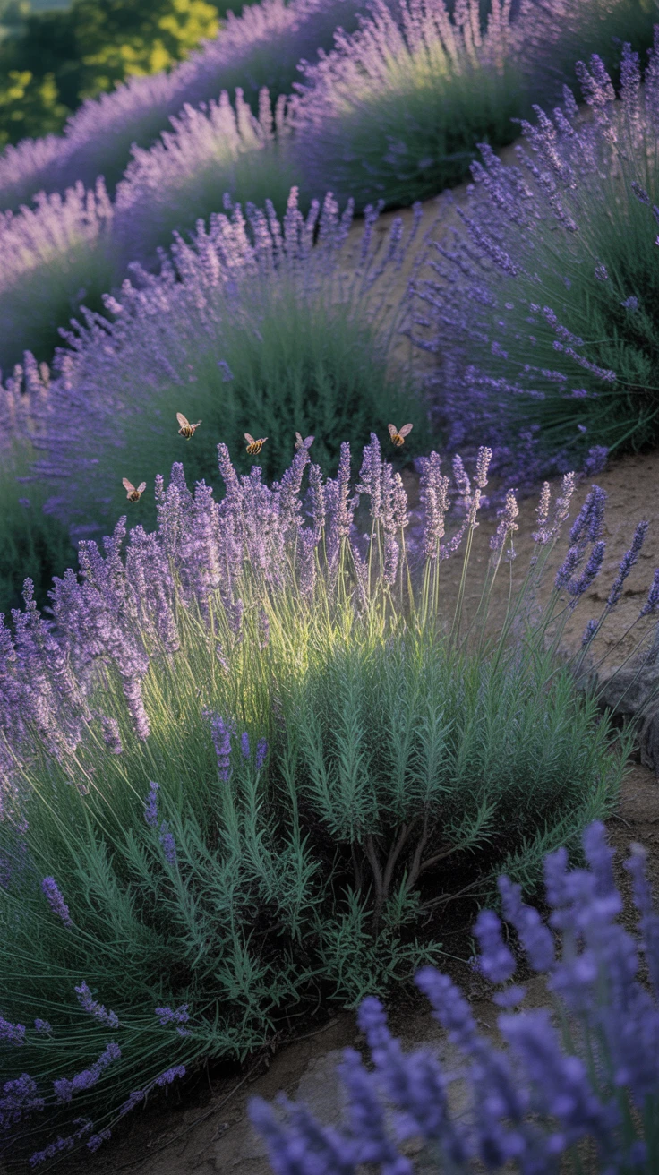 1. Lavender: Fragrant Elegance and Erosion Control