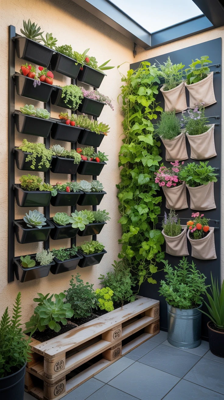 1. Vertical Gardens: Growing Up When You Can't Grow Out
