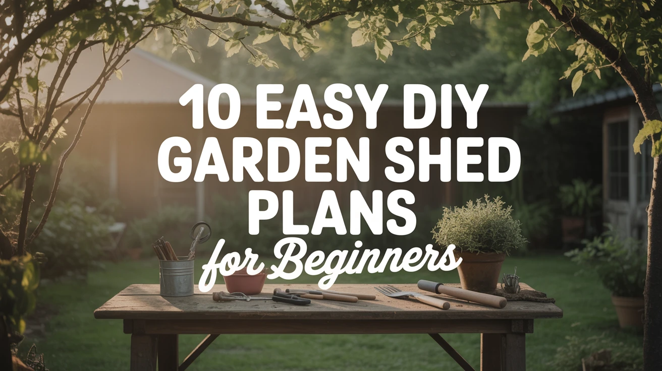 10 Easy DIY Garden Shed Plans for Beginners