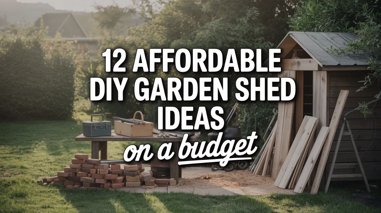 12 Affordable DIY Garden Shed Ideas on a Budget