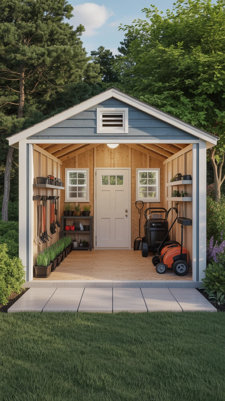 2. Rectangular Shed Layout