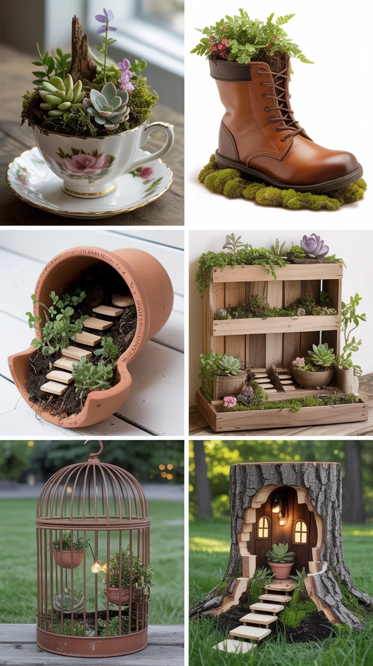 2. Think Outside the Pot – Creative Containers