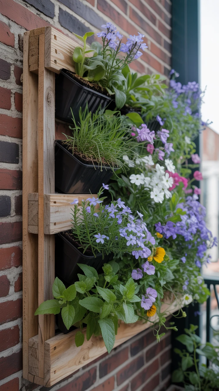2. Vertical Flower Wall