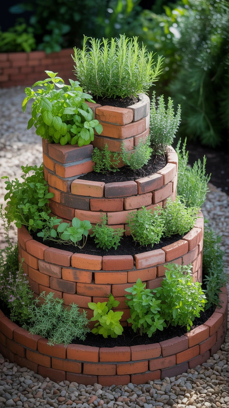 3. Herb Spirals: Spice Up Your Space