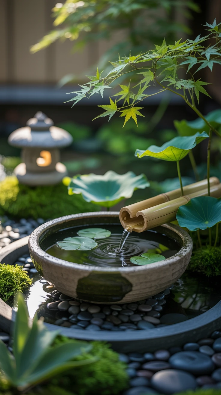 4. Add Serenity with Miniature Water Gardens