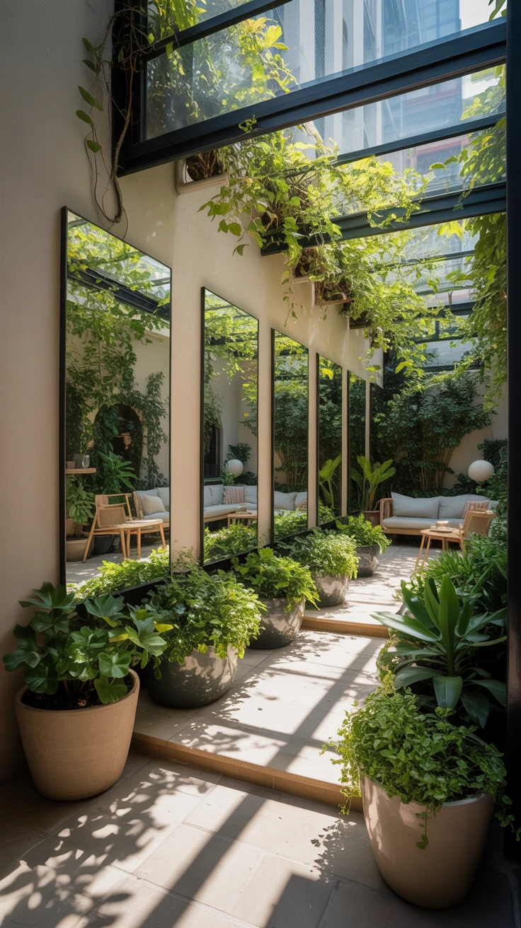 4. Mirrors for Creating Illusion