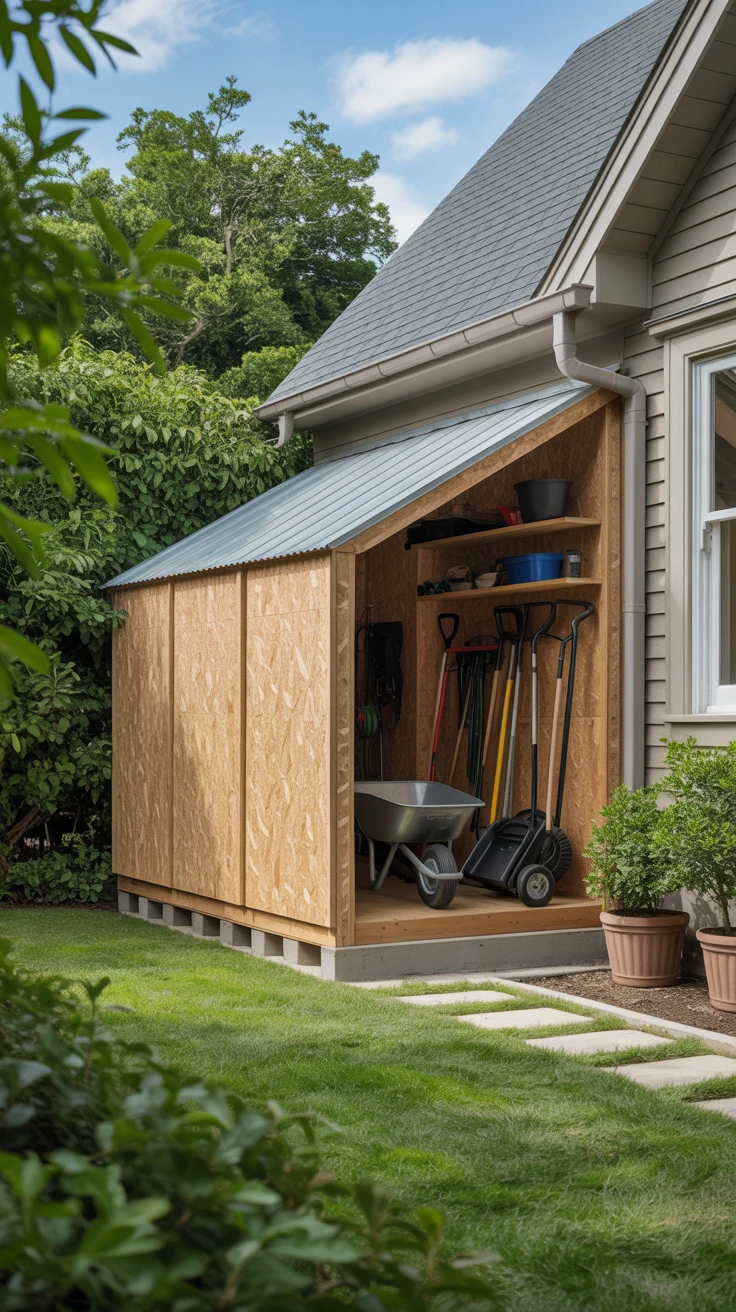 4. Storage Lean-To: Efficiency at Its Best