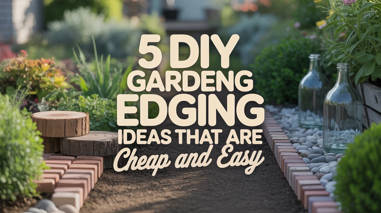 5 DIY Garden Edging Ideas That Are Cheap and Easy