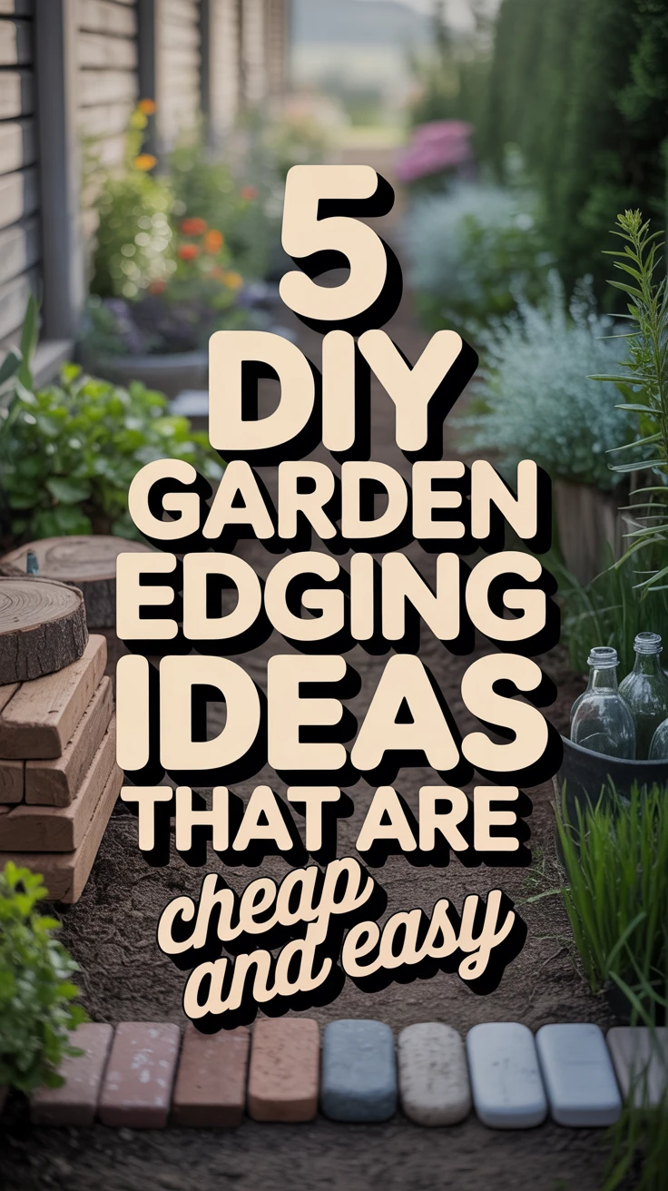 5 DIY Garden Edging Ideas That Are Cheap and Easy