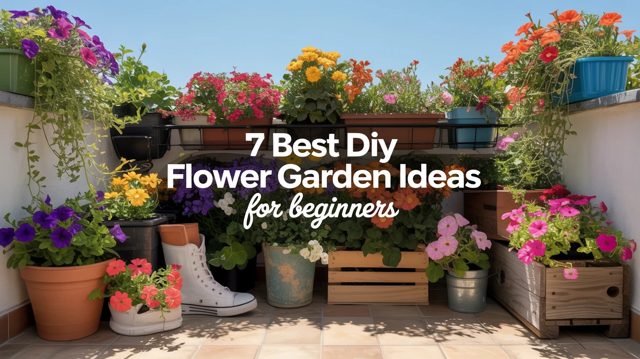 7 Best DIY Flower Garden Ideas for Beginners