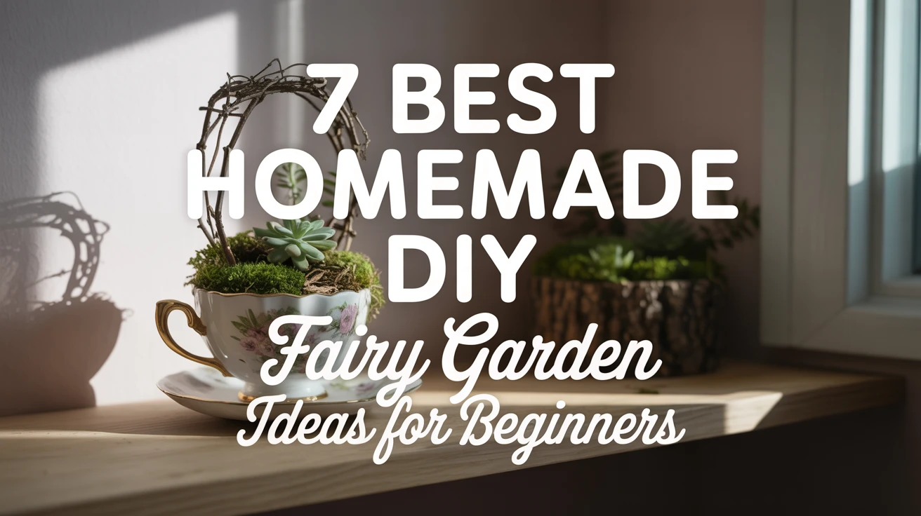 7 Best Homemade DIY Fairy Garden Ideas for Beginners