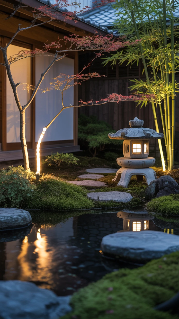 7. Illuminate Your Space with Garden Lighting