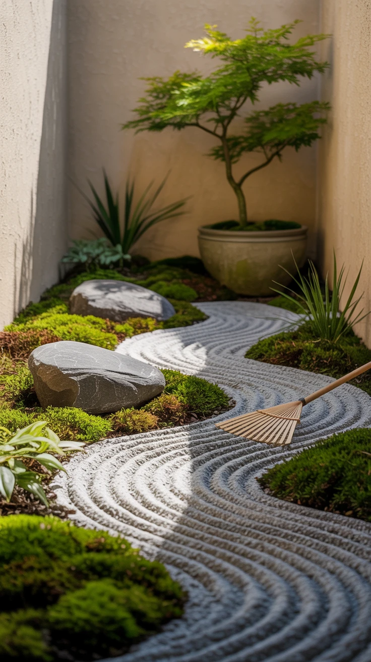 7. Japanese Zen Garden: Tranquility in Tight Quarters