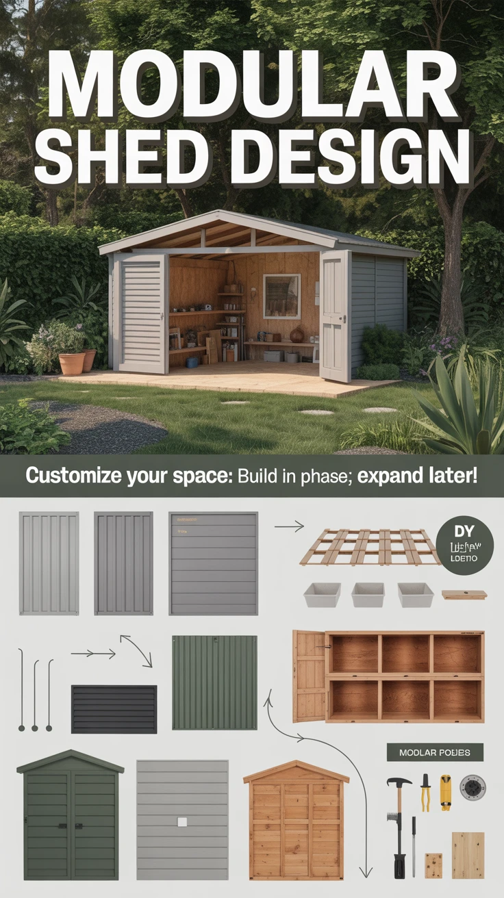 7. Modular Shed Design: Customize Your Space