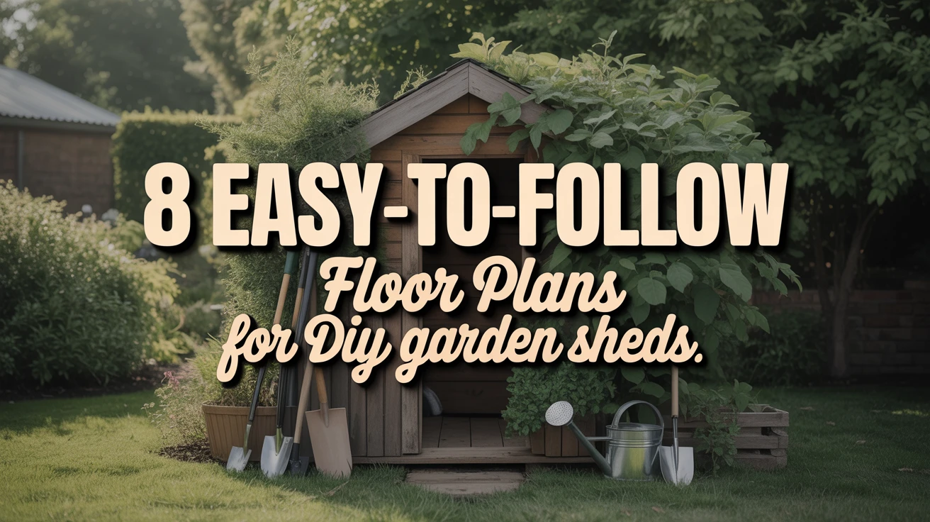 8 Easy-to-Follow Floor Plans for DIY Garden Sheds