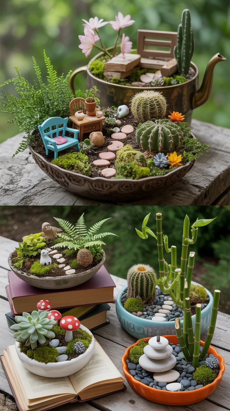 Creative DIY Dish Garden Ideas