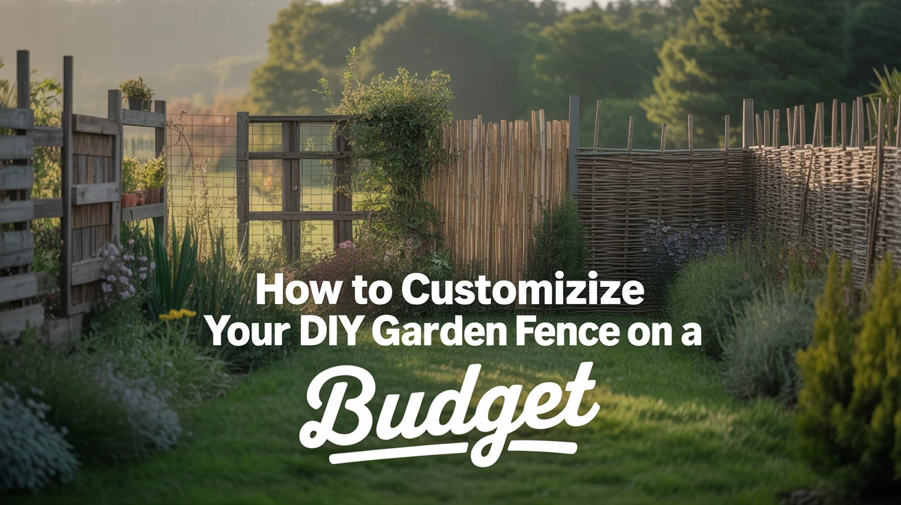 How to Customize Your DIY Garden Fence on a Budget