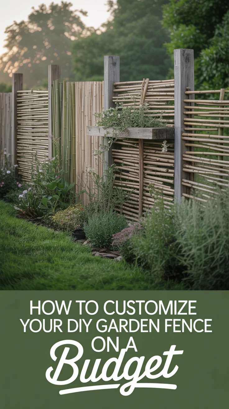How to Customize Your DIY Garden Fence on a Budget