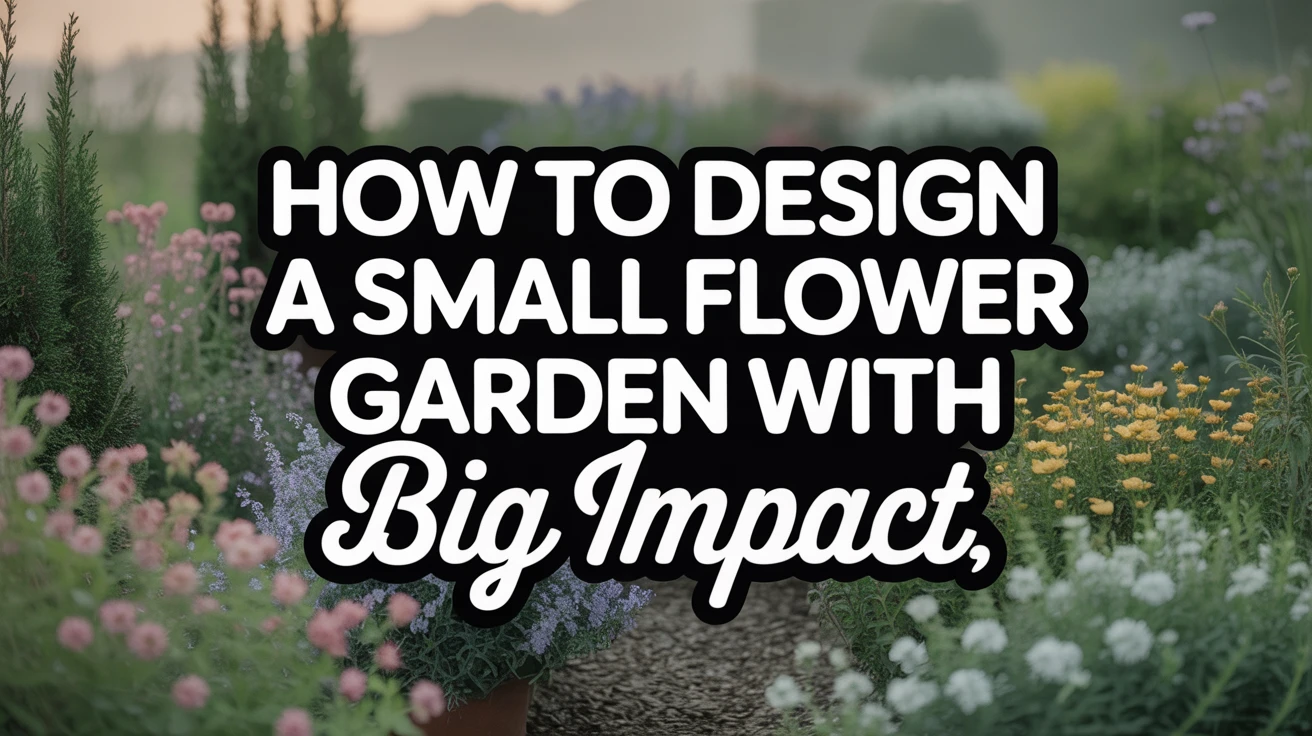 How to Design a Small Flower Garden with Big Impact