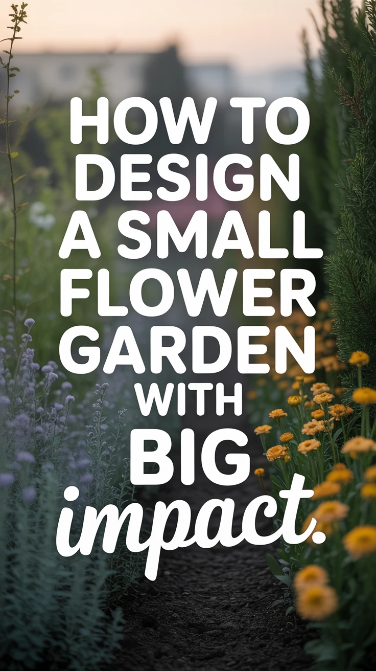 How to Design a Small Flower Garden with Big Impact
