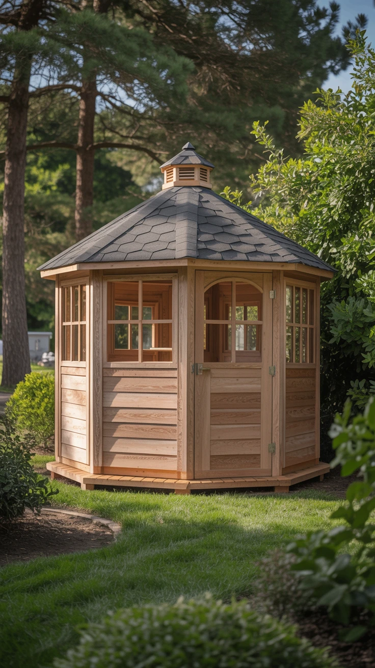 Idea 11: Hexagonal Shed