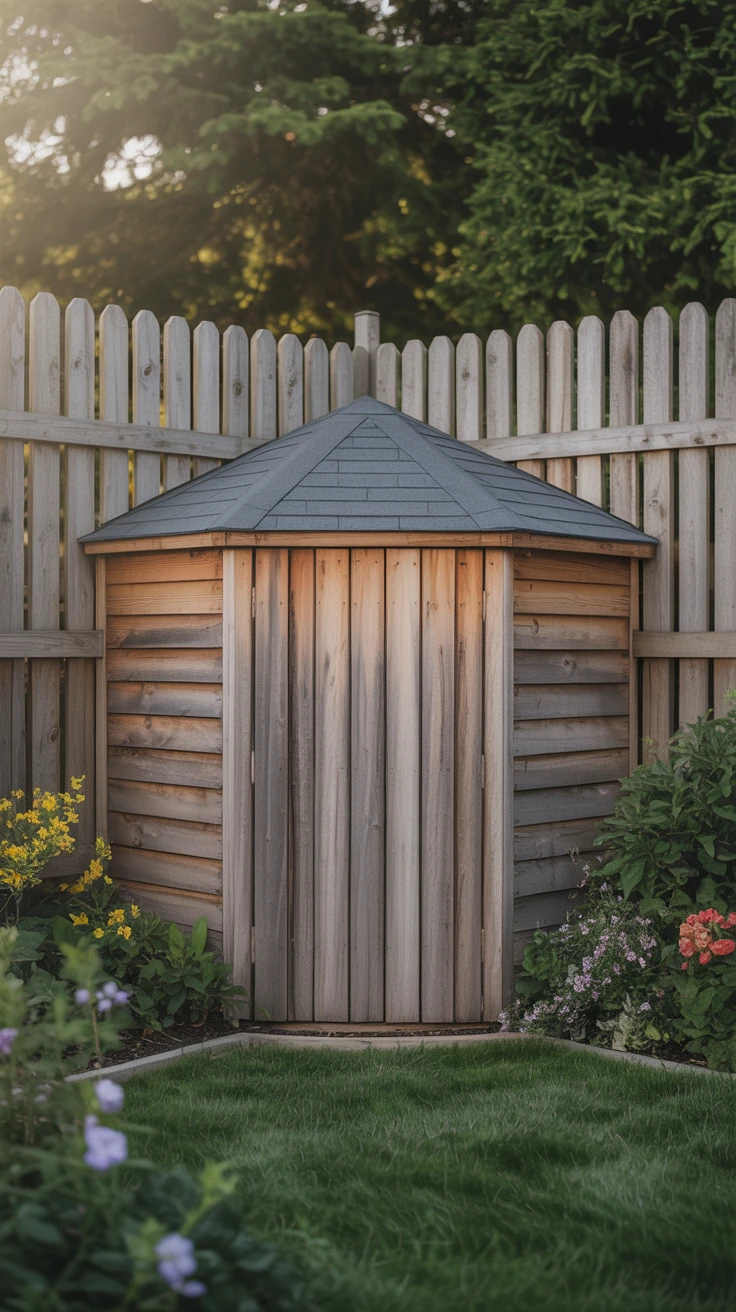 Idea 12: Corner Shed