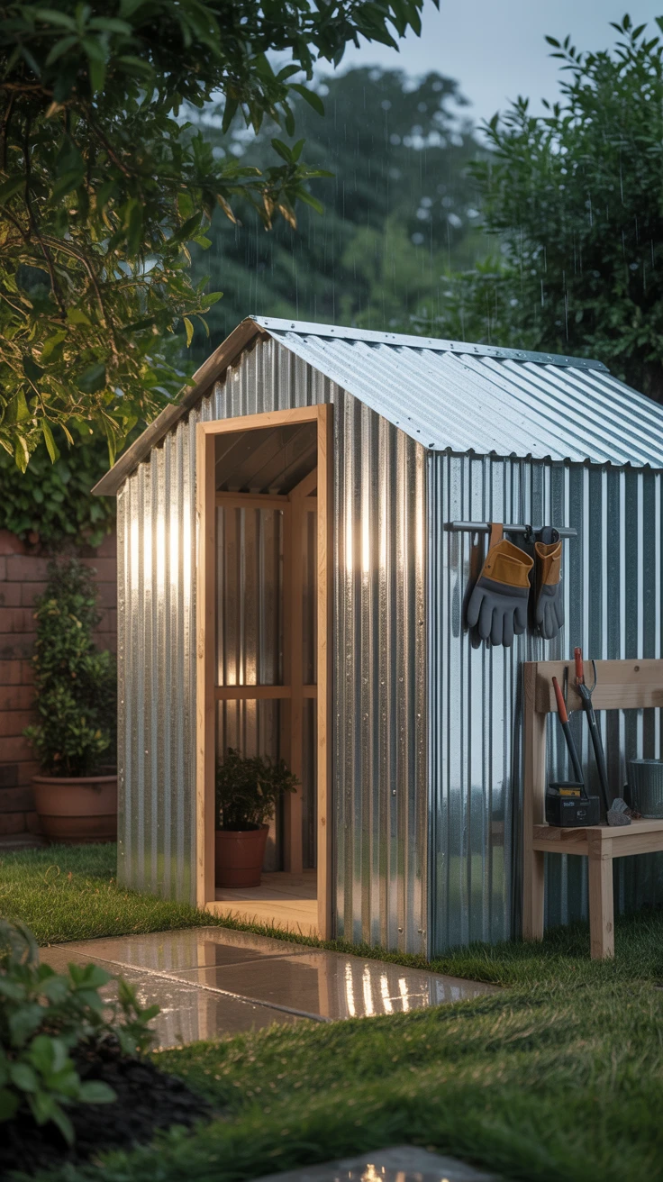 Idea 3: Sheet Metal Shed