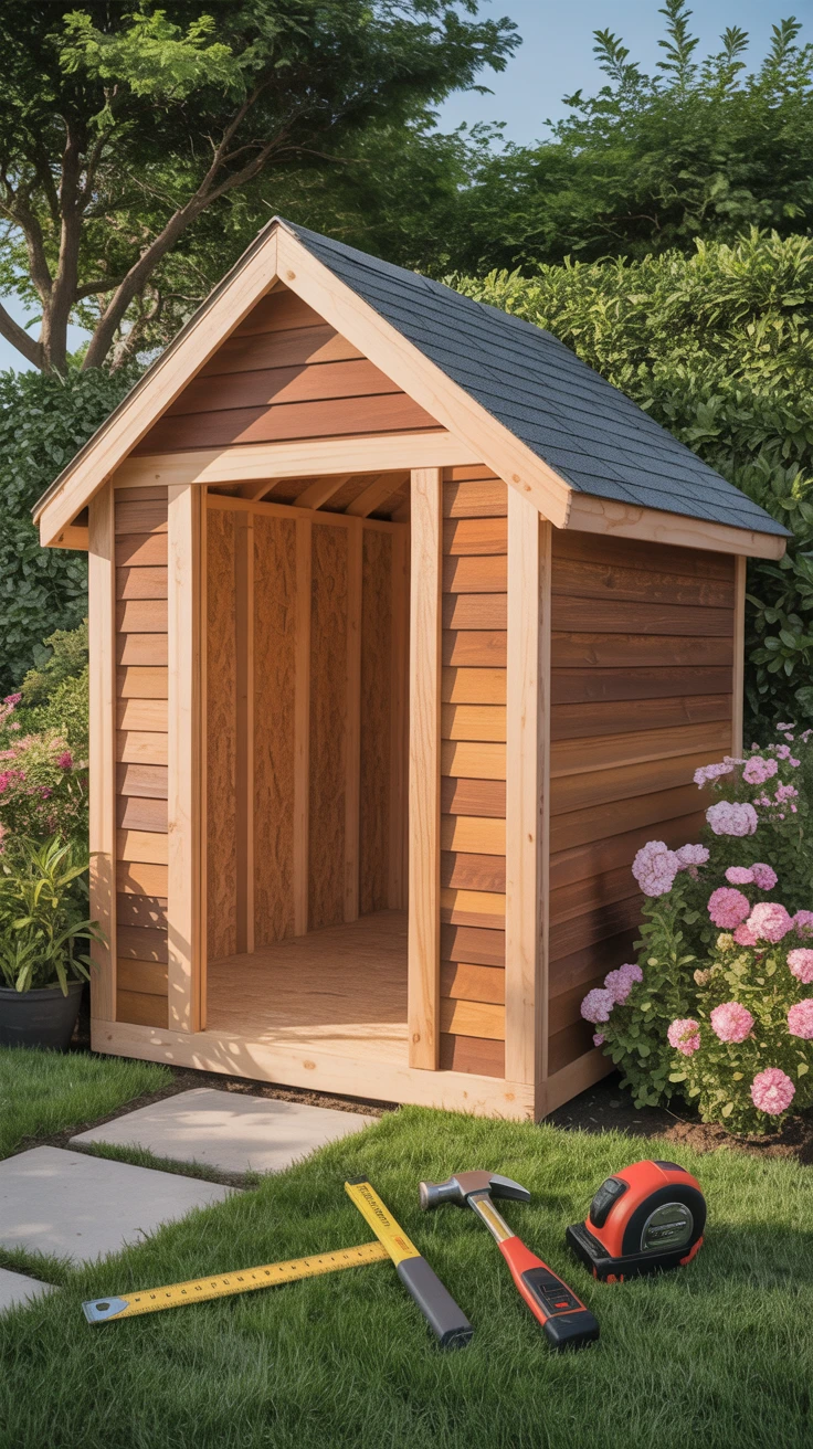 Idea 4: Basic Wooden Shed