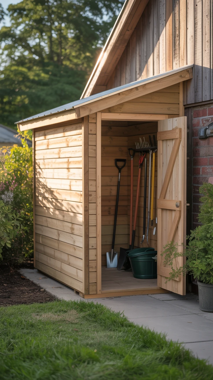 Idea 8: Lean-to Shed