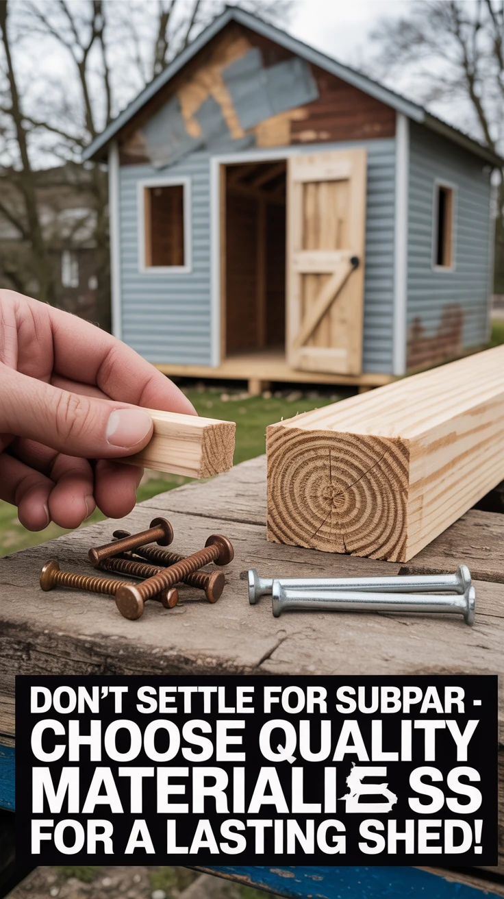 Mistake 4: Using Inadequate Materials