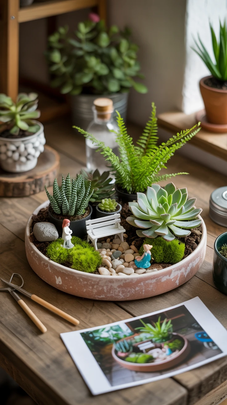 Steps to Assemble a Dish Garden